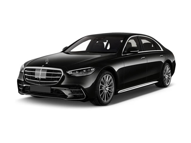 a black mercedes benz S Class