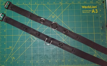Couple's Choker/Collar set with minimal hardware
