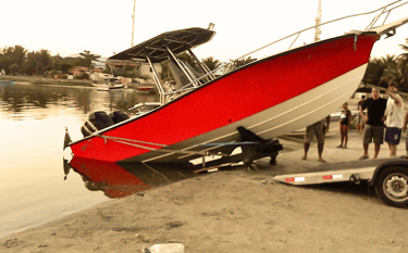 Transporte de lanchas