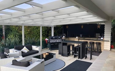 Outdoor patio home renovation Bramwell Builders Greenhithe