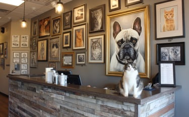 Clean vet clinic