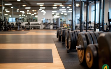 Clean fitness center