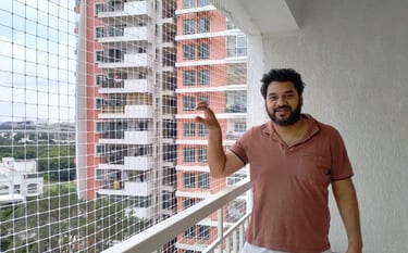 happy customer from basavanagudi of pigeon nets bangalore