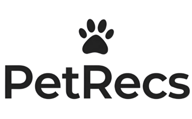 PetRecs Logo in black
