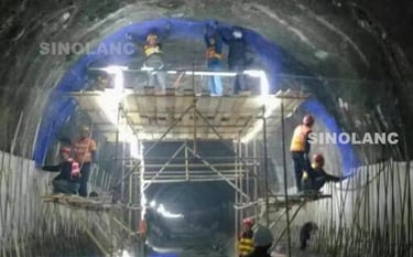 capillary tube mats applied in subway tunnel
