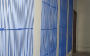 capillary mats used for wall heating