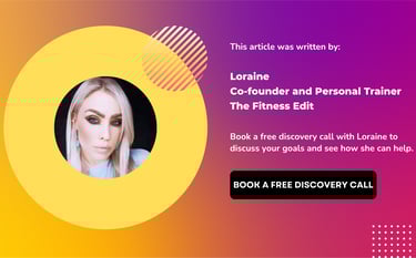 fitness blog author banner for online fitness consultation