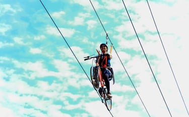 Sky Cycling by SAM Zipline