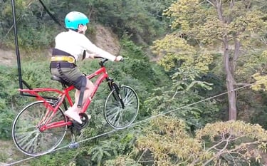 Sky Bicycle Zip Line