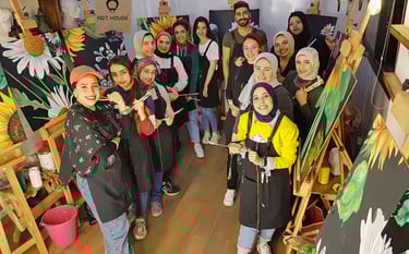 كورس الرسم الجداري برعاية ارت هاوس