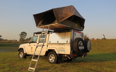 Land Cruiser fully equipped for your African Journey
