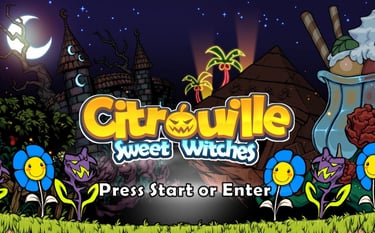 Citrouille Sweet Witches Title Screen