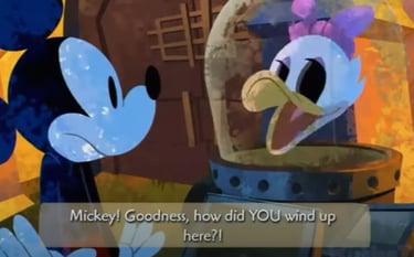 Epic Mickey Cutscene, Wishing T'Kal