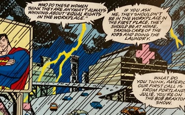 Superman Adventures 5, Sexist Talk