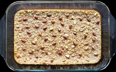 Rolled Oat Peanut / Almond Butter Bars