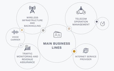 CCI Main Business Lines
