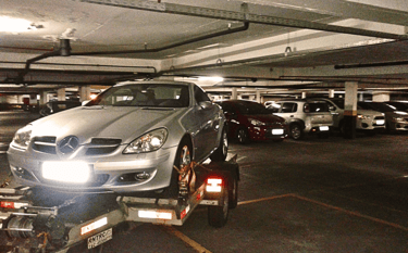 Guincho 24h, guincho para garagem sub solo