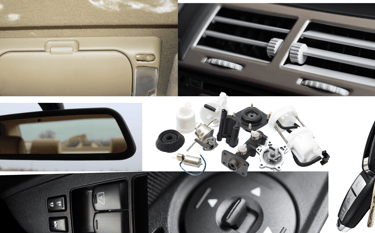 Automobile plastic injection mold parts 