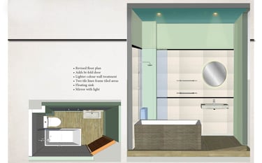 3d view of a small bathroom