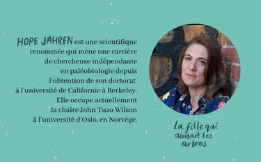 Biographie de Hope Jarhen, l'auteure de "La fille qui aimait les arbres".