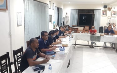 rapat misa perdana RD Made Yohan Mahastra