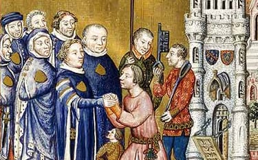 By Hommages du comté de Clermont-en-Beauvaisis, copie d'un manuscrit de 1373-1376, France