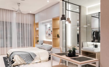 astrum ampang unit dining area