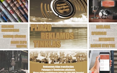 Media reklama, Reklama Palangos ir Šventosios Pliažuose