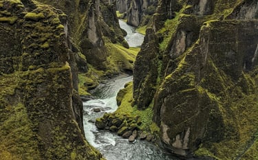 Canyon in Iceland