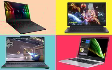 a laptop computer with a variety of different types of laptops
