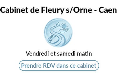 Prendre rendez-vous au cabinet de Fleury-sur-Orne - Caen Sud, ouvert vendredi et samedi matin