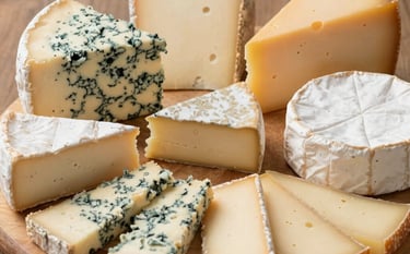 A cozy setup featuring a grazing board paired with a cup of coffee, highlighting the coffee color text theme.