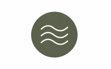 Reiki energy healing icon representing balance, flow, and stress reduction