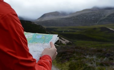 Navigation using map