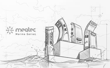 Meqtec marina service pedestal series