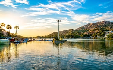 Nakki Lake in Mount Abu, Rajasthan