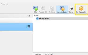 Editando as configurações avançadas da máquina virtual OPNsense no VirtualBox
