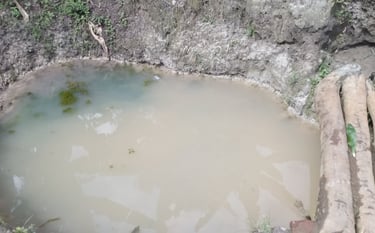 A wellthat requires to be well built and maintained sothat it provides clean water to the community