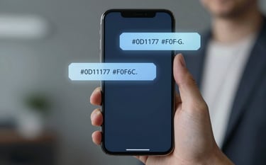 A conceptual, modern image of a smartphone casting a holographic-style shareable link. The mood is innovative and confident. The palette utilizes #0D1117 and #F0F6FC for a sharp, high-tech contrast.