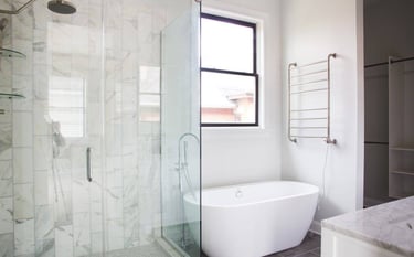 Modern bathroom renovation in Columbus, Ohio home