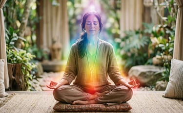 Complete chakra system energy flow meditation for holistic spiritual balance