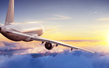 Avión volando