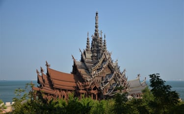 The Sanctuary of Truth in Pattaya, Thailand