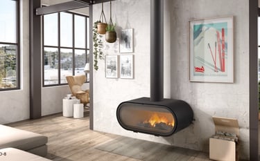 chimenea de leña rocal d-8
