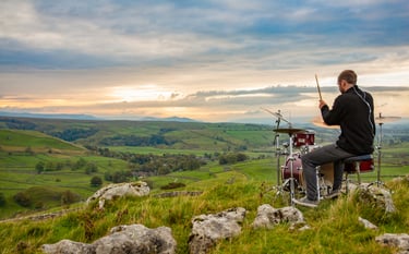 Malham Cove Drumming