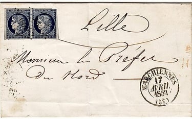Losange Petits Chiffres 1864 et type 13.