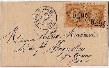 Losange Gros Chiffres 4679 et type 17.