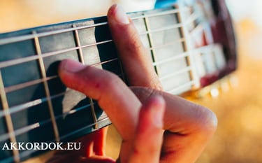 Alap gitár akkordok: alap akkordok