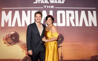 Gina Carano, Pedro Pascal, The Mandalorian