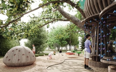 India Aspin Treehouse Kew Gardens Design Competition Amy Jenkins Smith musical mushrooms